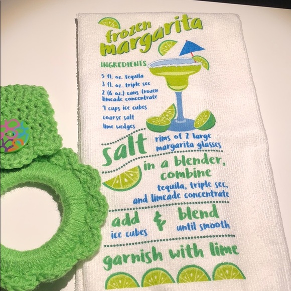 Kitchen towel hanger & Margarita microfiber towel - Picture 3 of 4